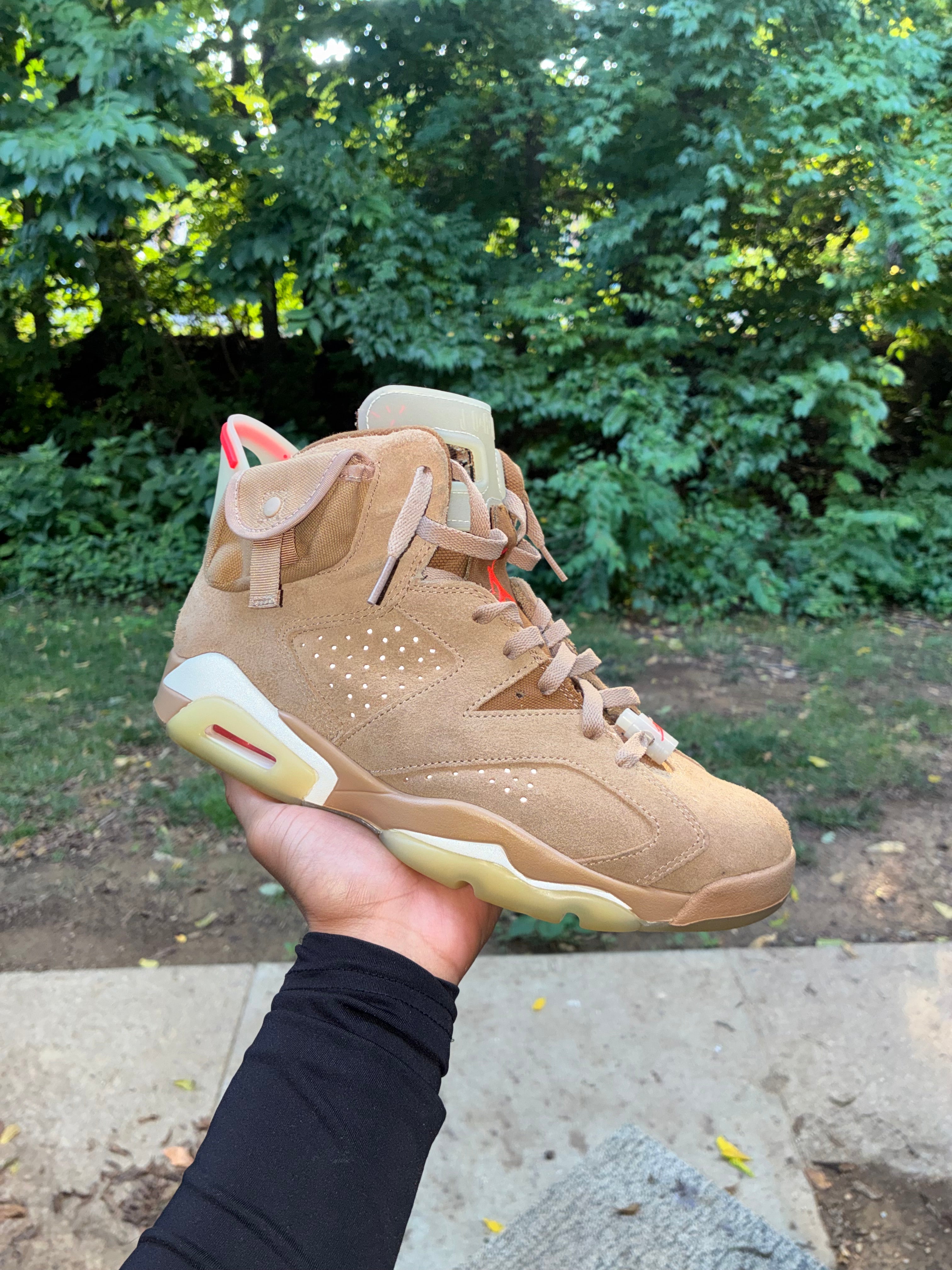 Travis Scott x Air Jordan 6 'British Khaki' 9M