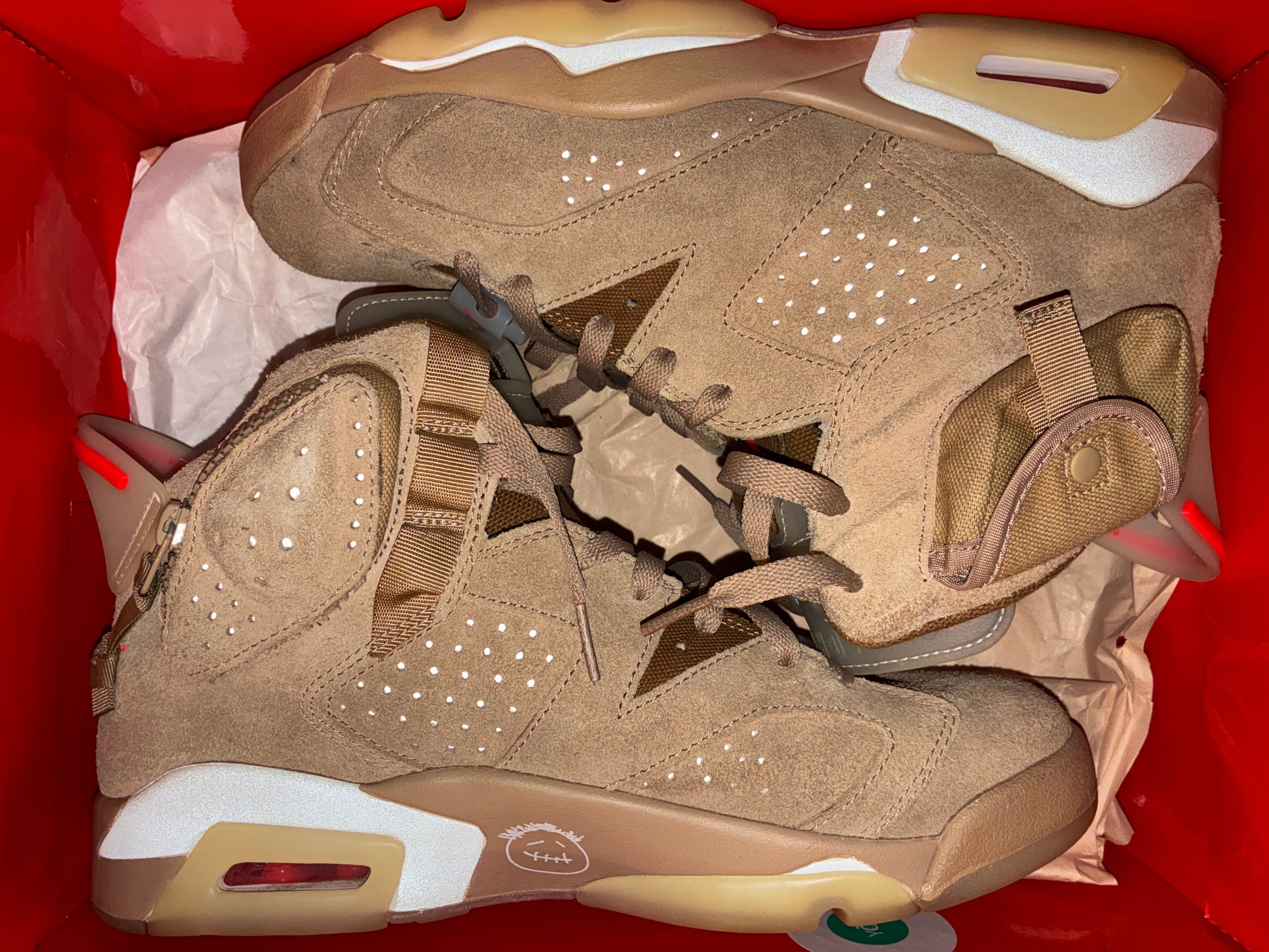 Travis Scott x Air Jordan 6 'British Khaki' 9M