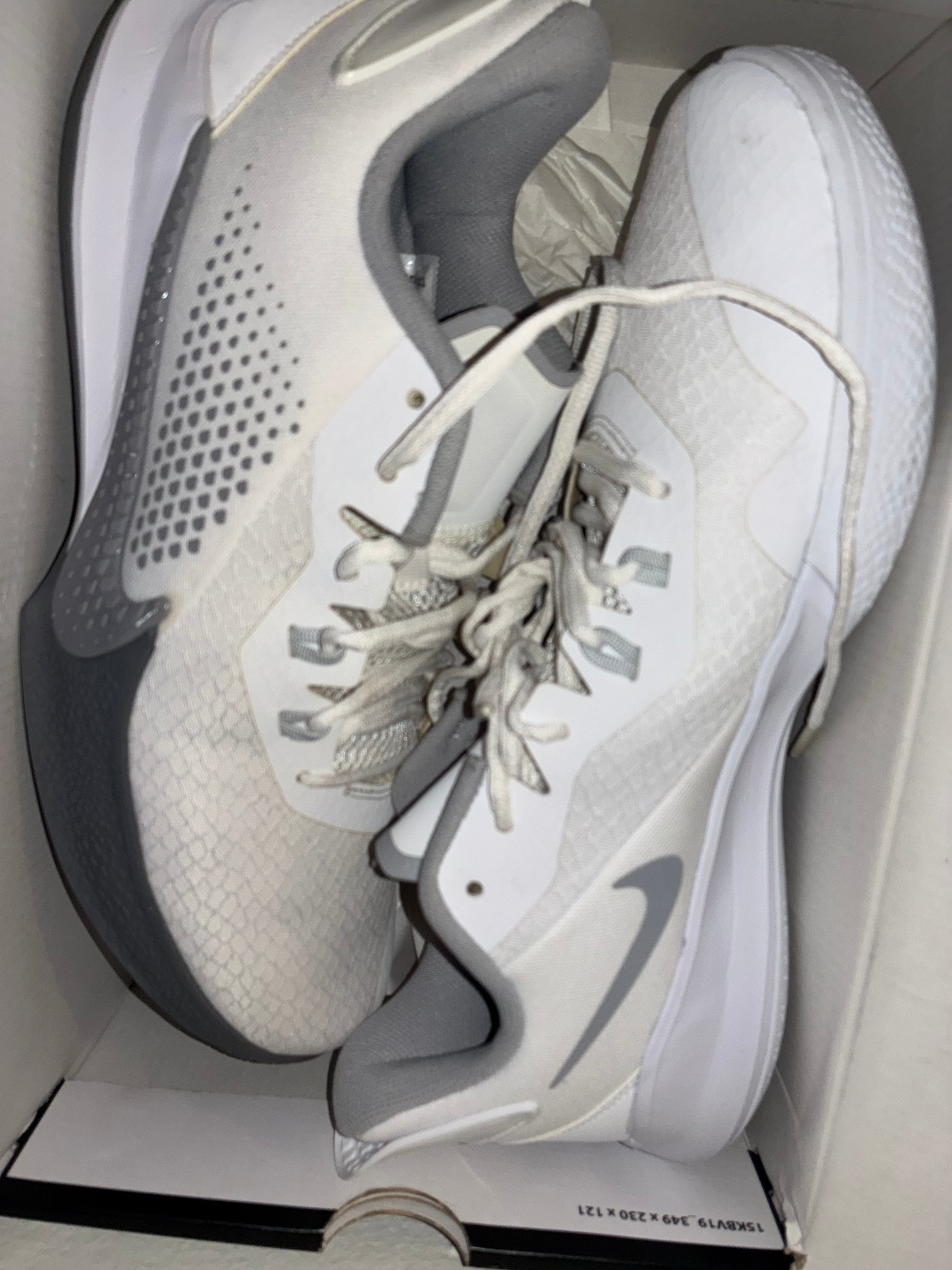 Nike Kobe Mamba Fury "White/Pure Platinum" Size 12 (Pre-Owned)